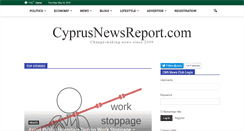 Desktop Screenshot of cyprusnewsreport.com